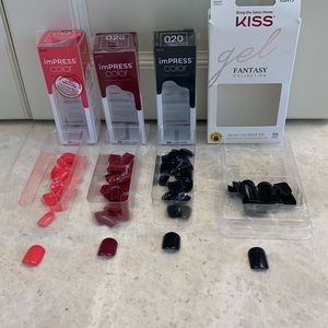 KISS press on and glue on nails